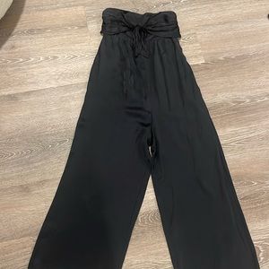 Madewell Wide leg jump suite with side zipper